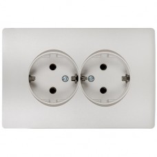 Πρίζα Σούκο 2Θ. Λευκή Rhyme 11371